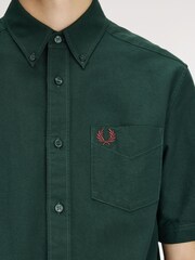 Fred Perry Green Oxford Shirt - Image 4 of 6