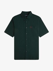 Fred Perry Green Oxford Shirt - Image 6 of 6