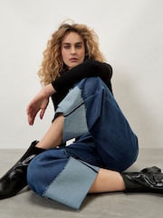 Apricot Blue Ikeda Straight Leg Jeans - Image 4 of 6