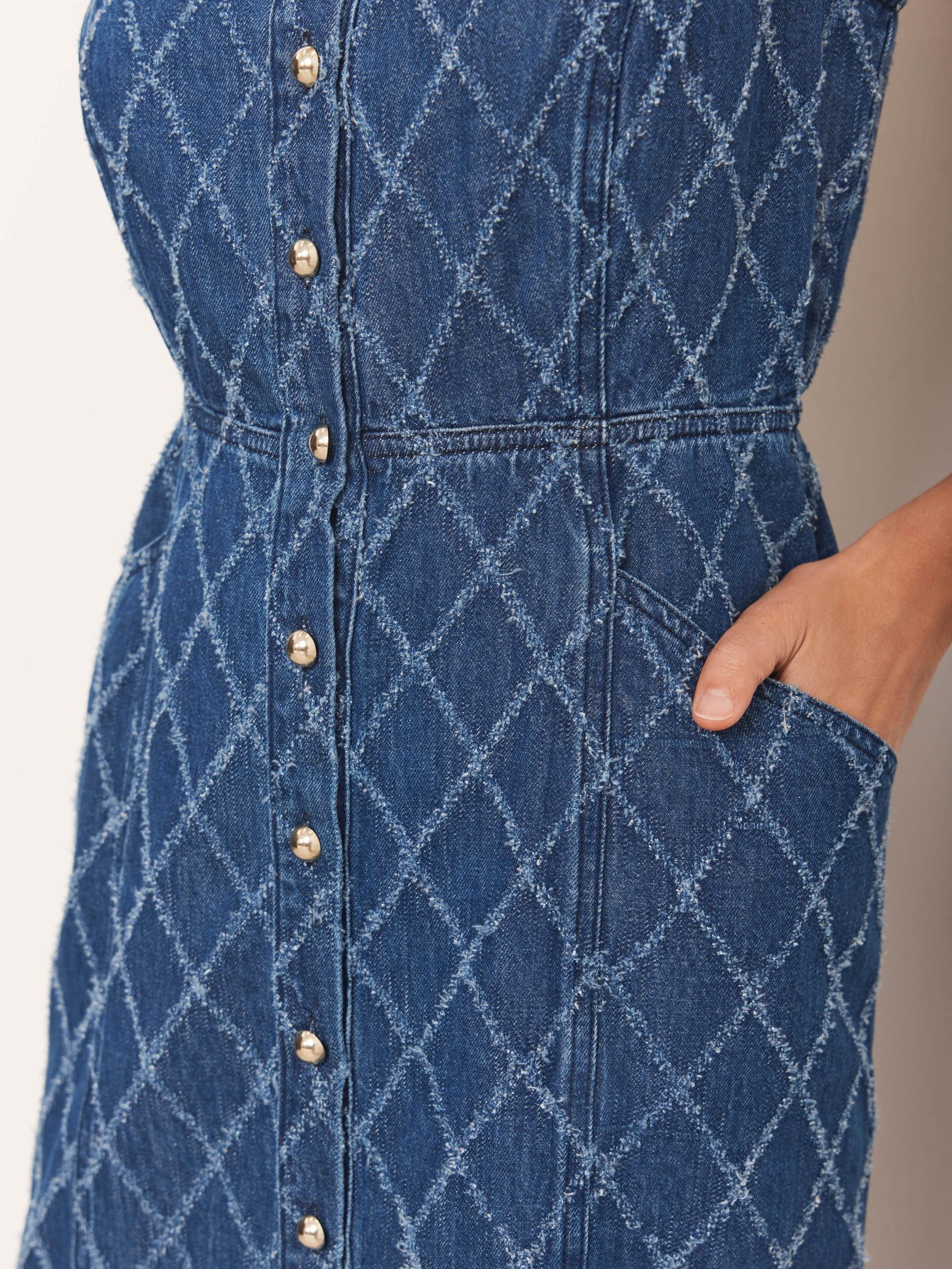 Buy Mint Velvet Blue Indigo Denim Midi Dress from Next USA