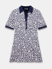Mint Velvet Grey Heart Print Mini Dress - Image 6 of 7