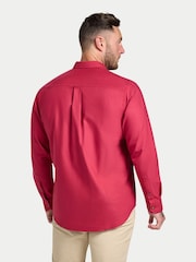 Raging Bull Red Long Sleeve Classic Oxford Shirt - Image 2 of 5