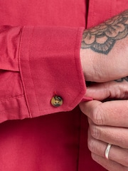 Raging Bull Red Long Sleeve Classic Oxford Shirt - Image 4 of 5