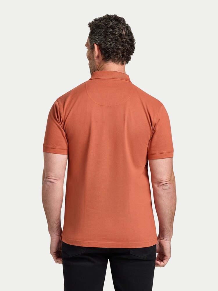 Raging Bull Orange Short Sleeve Classic Polo Shirt - Image 2 of 4