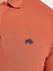 Raging Bull Orange Short Sleeve Classic Polo Shirt - Image 4 of 4