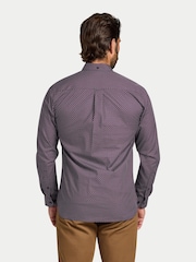 Raging Bull Blue Long Sleeve Circle Print Cotton Shirt - Image 2 of 5