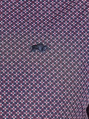 Raging Bull Blue Long Sleeve Circle Print Cotton Shirt - Image 3 of 5
