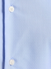 Raging Bull Blue Long Sleeve Premium Dobby Cotton Oxford Shirt - Image 5 of 5
