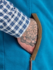 Raging Bull Blue Classic Fleece Gilet - Image 5 of 5