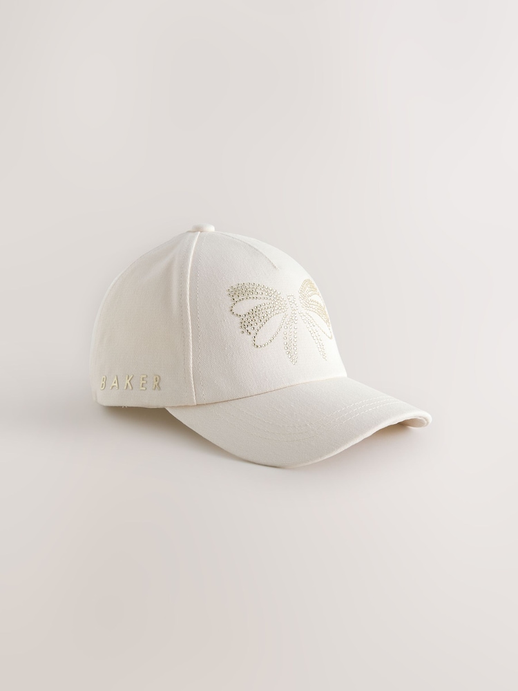 Baker by Ted Baker Logo Baseall Floral White Cap - Image 1 of 4