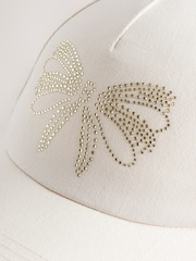 Baker by Ted Baker Logo Baseall Floral White Cap - Image 2 of 4