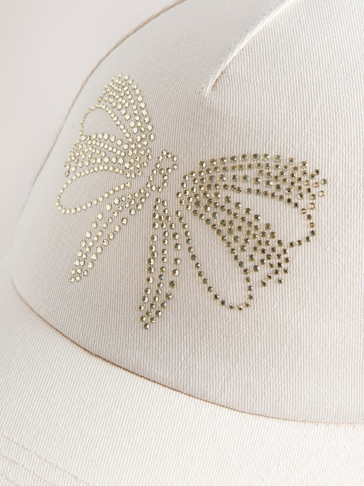 Baker by Ted Baker Logo Baseall Floral White Cap - Image 2 of 4