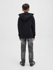 JACK & JONES Junior Glenn Slim Fit Black Jeans - Image 2 of 2