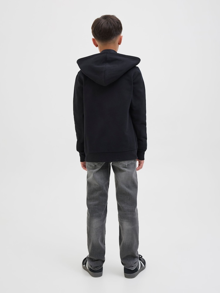 JACK & JONES Junior Glenn Slim Fit Black Jeans - Image 2 of 2