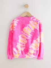 Pink/Yellow Tie Dye Sweatshirt (3-16yrs) - Image 2 of 4