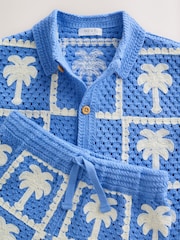 Hellblau - Crochet Palm Tree Set (12mths-7yrs) - Bild 4 von 9