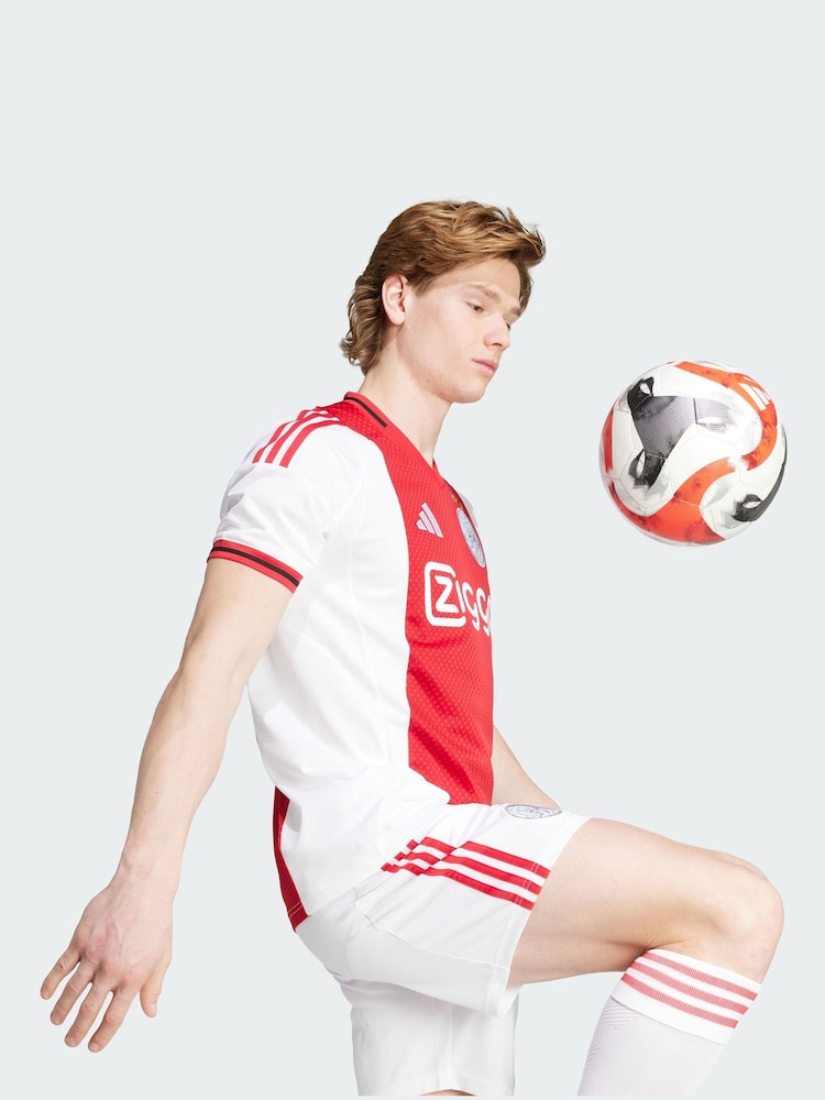 adidas White Ajax Amsterdam 25/26 Home Jersey - Image 1 of 4 adidas White Ajax Amsterdam 25/26 Home Jersey - Image 1 of 4