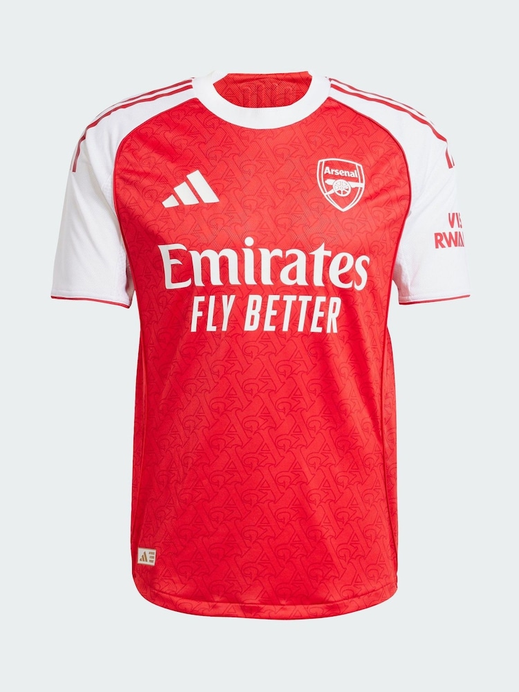 adidas Red Arsenal 25/26 Home Authentic Jersey - Image 5 of 5