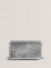Ted Baker Silver Mahiraa - Crossbody Flapover Bag - Image 1 of 5