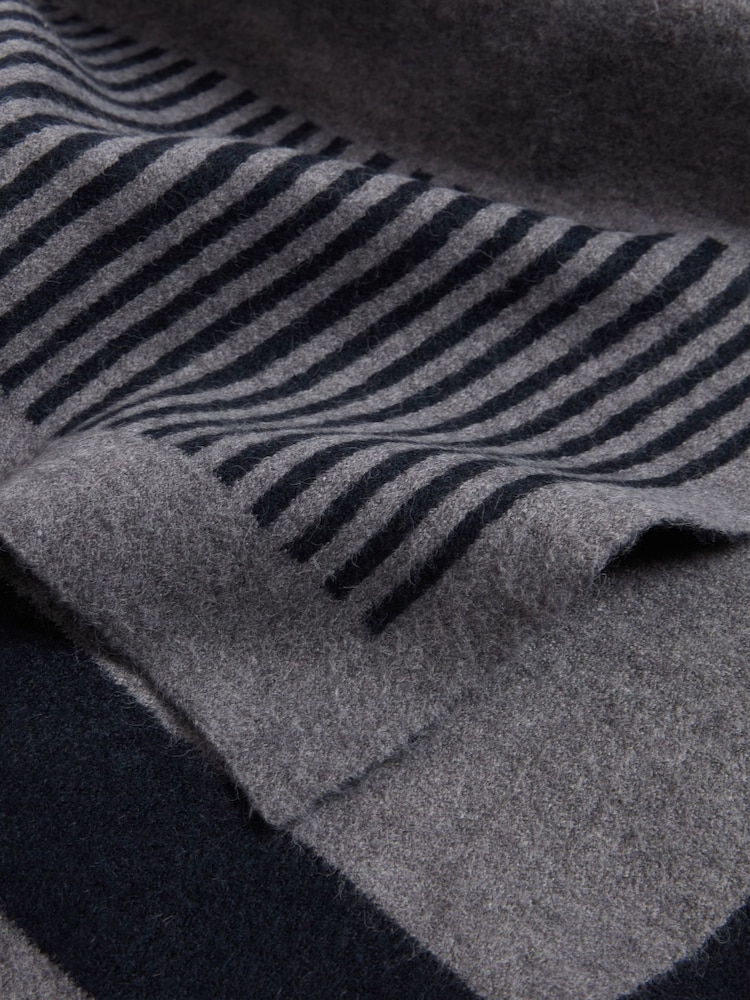 Ted Baker Grey Sammmis Knitted Scarf - Image 2 of 4