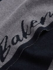 Ted Baker Grey Sammmis Knitted Scarf - Image 3 of 4