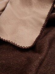 Ted Baker Cream Avasii Script Wool Blend Scarf - Image 3 of 4