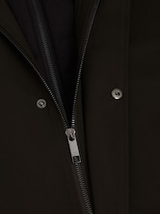 Ted Baker Blue Ruabon - Nylon Funnel Neck Jacket With Mock Liner - Image 5 of 5
