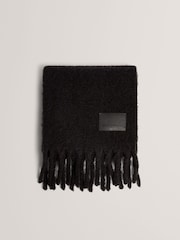 Ted Baker Grey Sershaa - Wool Blend Skinny Scarf - Image 3 of 4