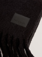 Ted Baker Grey Sershaa - Wool Blend Skinny Scarf - Image 4 of 4