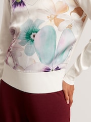 Ted Baker Jakkia Printed Woven Front Jumper - Slika 3 iz 5