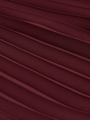 Ted Baker Red Convala Short Sleeve Pleated Mini Dress - Image 7 of 7