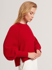 Ted Baker Red Vicckii - Crew Neck Knitted Jumper - Image 3 of 5