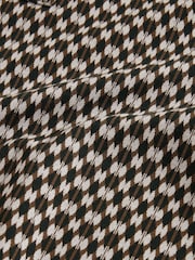 Ted Baker Green Ernist Short Sleeve Geo Jacquard Polo Shirt - Image 3 of 3