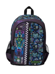 Smiggle Black Accelerate Classic Backpack - Image 1 of 3