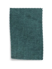 Plush Chenille Dark Teal Green Wilson Highback Armchair - Image 5 of 5