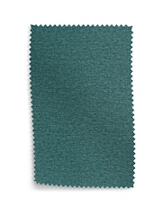 Tweedy Chenille Dark Teal Green Wilson Highback Armchair - Image 5 of 5