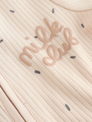 Beige Two Way Zip Baby Rompers 3 Pack (0mths-3yrs) - Image 14 of 15