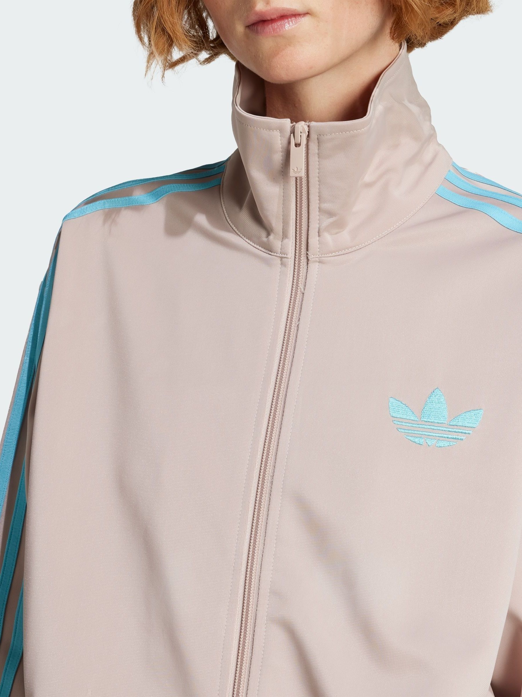Buy adidas Originals Cream Adicolor Classic Firebird Loose Jacket
