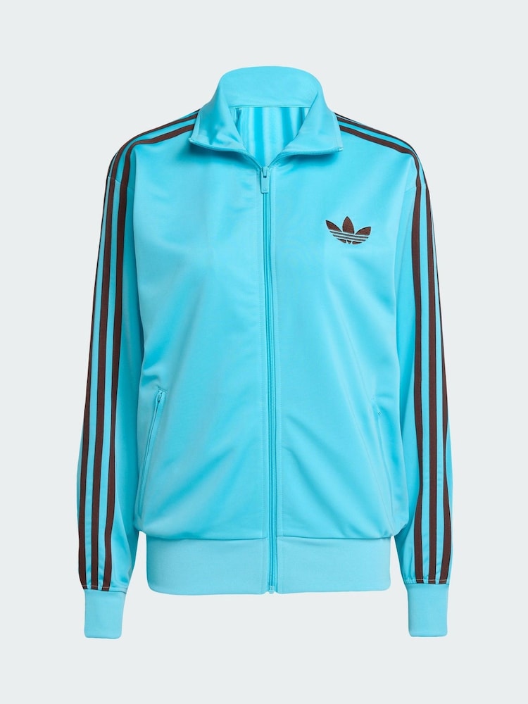 adidas Originals Blue Adicolor Classic Firebird Loose Jacket - Image 4 of 4 adidas Originals Blue Adicolor Classic Firebird Loose Jacket - Image 4 of 4