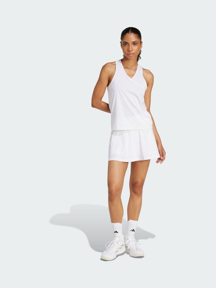 adidas White Club Tennis Climacool Skirt - Image 1 of 4 adidas White Club Tennis Climacool Skirt - Image 1 of 4