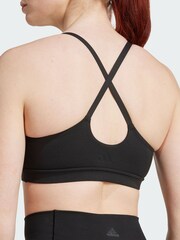 adidas Black All Me Light Support Bra - Image 4 of 5