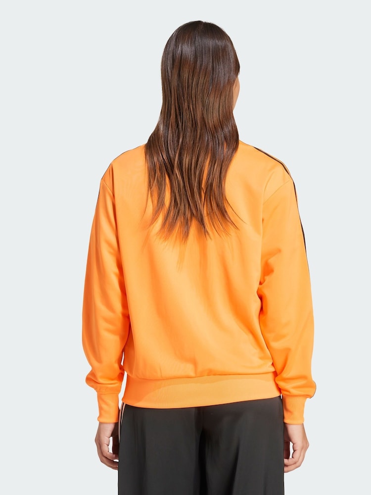 adidas Originals Orange Adicolor Classic Firebird Loose Track Jacket - Image 2 of 5 adidas Originals Orange Adicolor Classic Firebird Loose Track Jacket - Image 2 of 5