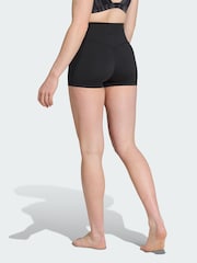adidas Black All-Me Sculpt Booty Short Leggings - Image 2 of 5