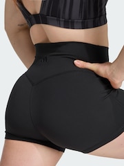 adidas Black All-Me Sculpt Booty Short Leggings - Image 4 of 5