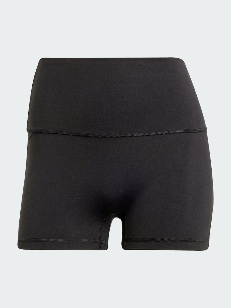 adidas Black All-Me Sculpt Booty Short Leggings - Image 5 of 5 adidas Black All-Me Sculpt Booty Short Leggings - Image 5 of 5