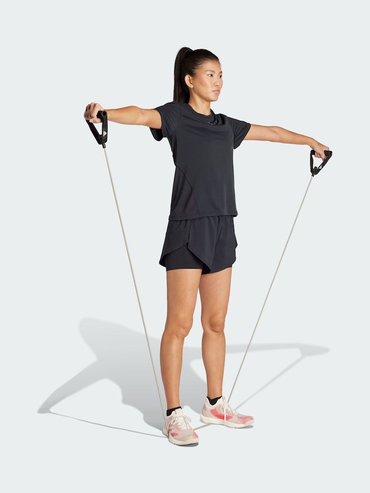 adidas Black Designed for Training T-Shirt - Image 1 of 4