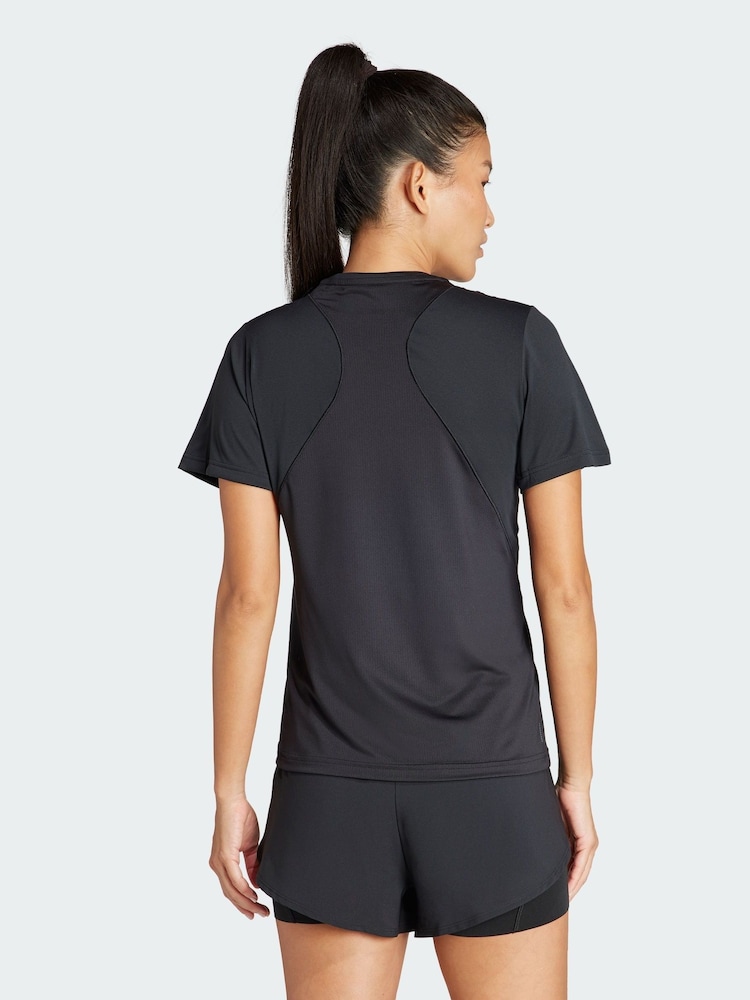 adidas Black Designed for Training T-Shirt - Image 2 of 4 adidas Black Designed for Training T-Shirt - Image 2 of 4