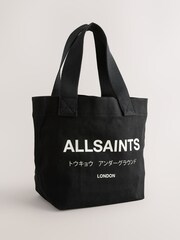 smALLSAINTS Black Underground Logo Canvas Tote Bag - Image 1 of 6