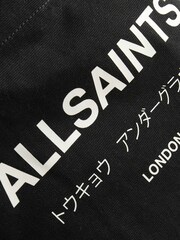 smALLSAINTS Black Underground Logo Canvas Tote Bag - Image 3 of 6