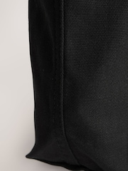 smALLSAINTS Black Underground Logo Canvas Tote Bag - Image 5 of 6